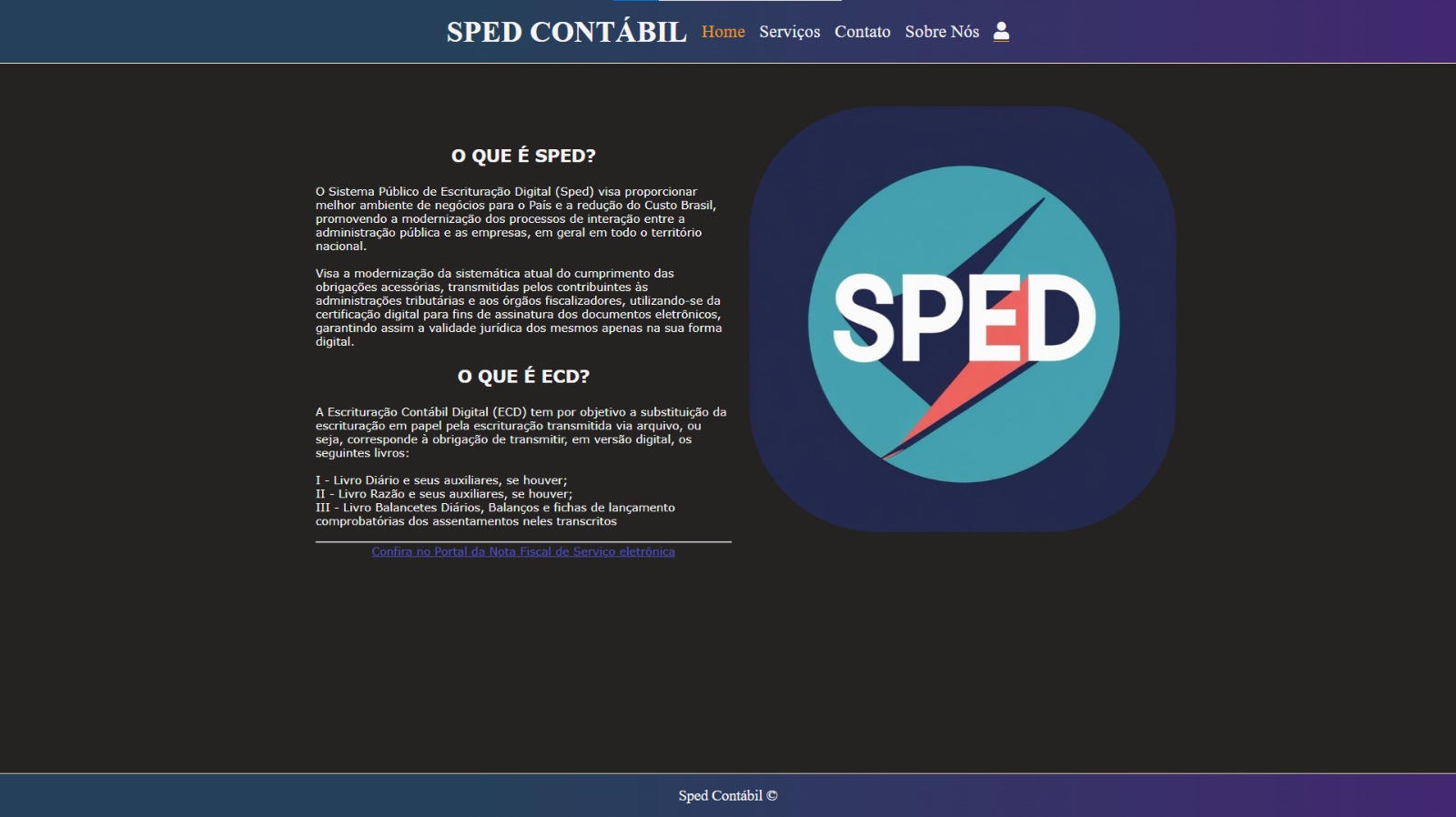 Sistema SPED Contábil - ECD